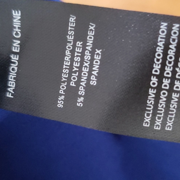 Bebe Rhinestone Logo Long Sleeve Top - Picture 8 of 8